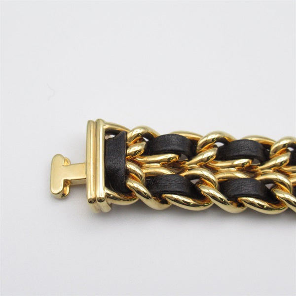 Chanel  CHANEL Premiere L Women's Wrist Watch H0001, Quartz, Gold Plated with Leather Strap, Used - CC Design Metal Other H0001 in Excellent condition