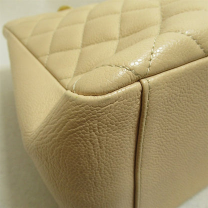 Chanel CC Caviar Grand Shopping Tote Leather Tote Bag in Good condition