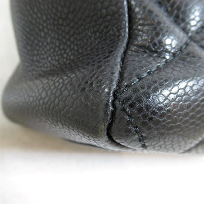 Chanel CC Caviar Grand Shopping Tote Leather Tote Bag in Fair condition