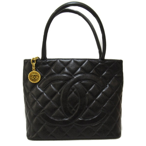 CC Caviar Medallion Tote Bag - '10s