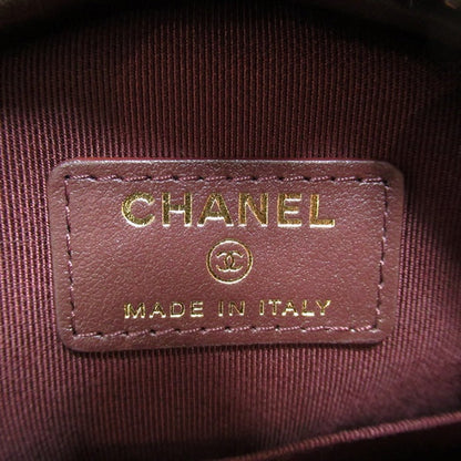 Chanel CC Caviar Round Clutch Bag  Leather Crossbody Bag in Excellent condition