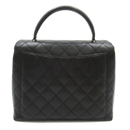 CC Quilted Caviar Handle Bag - '10s