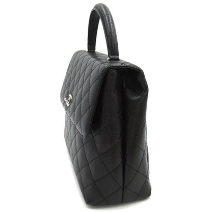 CC Quilted Caviar Handle Bag - '10s