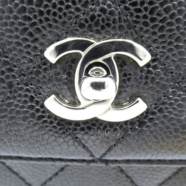 CC Quilted Caviar Handle Bag - '10s