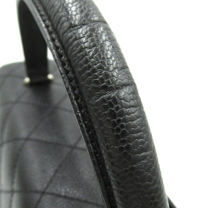 Chanel CC Quilted Caviar Handle Bag Leather Handbag in Good condition