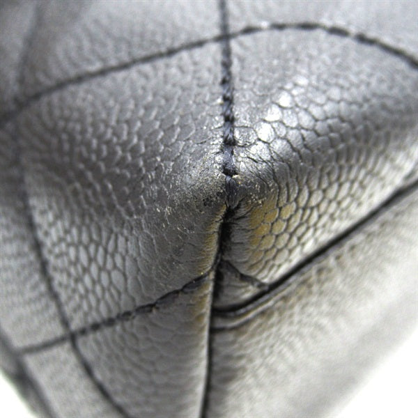 CC Quilted Caviar Handle Bag - '10s
