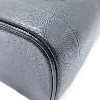 Chanel CC Caviar Vertical Vanity Case Leather Vanity Bag A01998 in Good condition