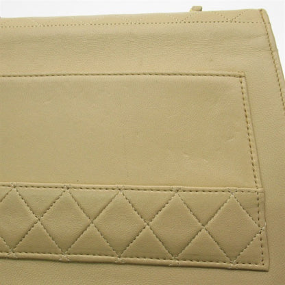Leather Trapezoid Flap Bag - '10s