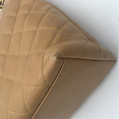 Chanel Quilted Caviar Shoulder Bag Leather Shoulder Bag 4051406 in Good condition