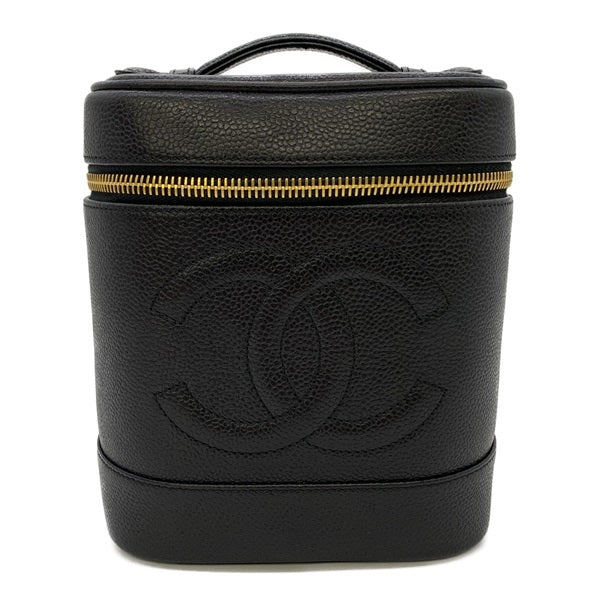 Chanel Vanity Bag Leather Vanity Bag A01998 in Excellent condition