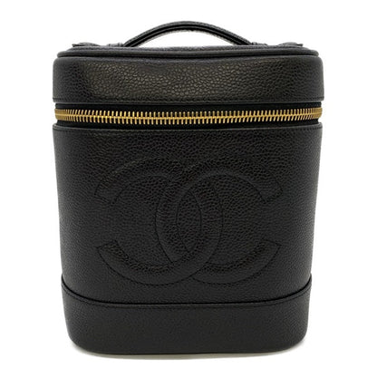 Chanel Vanity Bag Leather Vanity Bag A01998 in Excellent condition