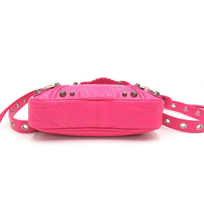 Balenciaga Neo Mini Leather Tote Bag Pink