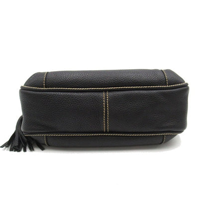 Chanel Logo Tassel Shoulder Bag Leather Shoulder Bag A23055 in Good condition