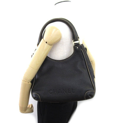 Chanel Logo Tassel Shoulder Bag Leather Shoulder Bag A23055 in Good condition