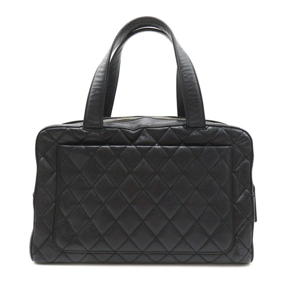 Chanel Quilted Caviar Handbag Leather Handbag 6186246 in Good condition