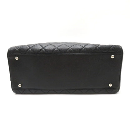 Chanel Quilted Caviar Handbag Leather Handbag 6186246 in Good condition