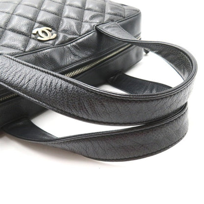 Chanel Quilted Caviar Handbag Leather Handbag 6186246 in Good condition