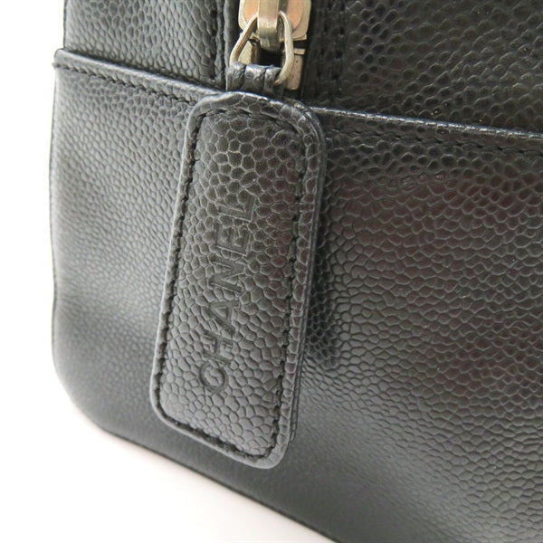 Chanel Quilted Caviar Handbag Leather Handbag 6186246 in Good condition