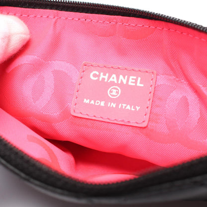 Chanel Cambon Zip Pouch Leather Coin Case 9820703 in Good condition