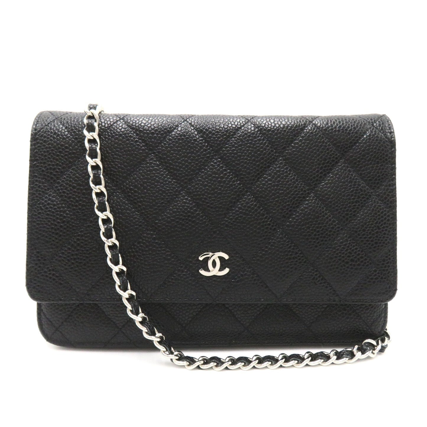 Chanel Matelasse Chain Wallet Leather Shoulder Bag 21359373 in Good condition