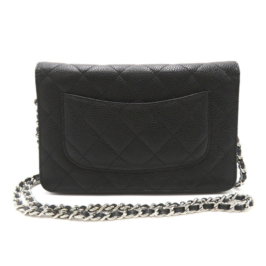 Chanel Matelasse Chain Wallet Leather Shoulder Bag 21359373 in Good condition