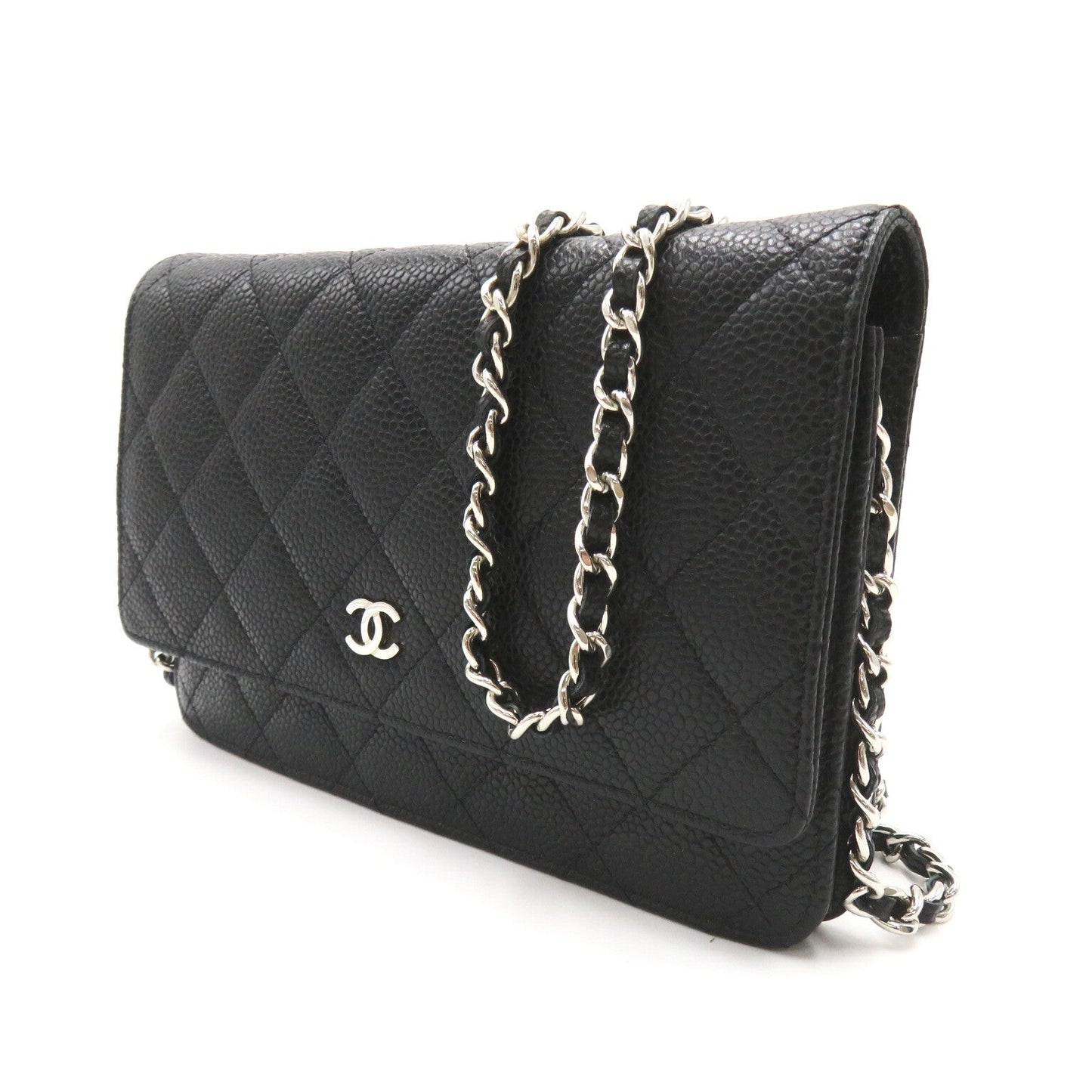 Chanel Matelasse Chain Wallet Leather Shoulder Bag 21359373 in Good condition