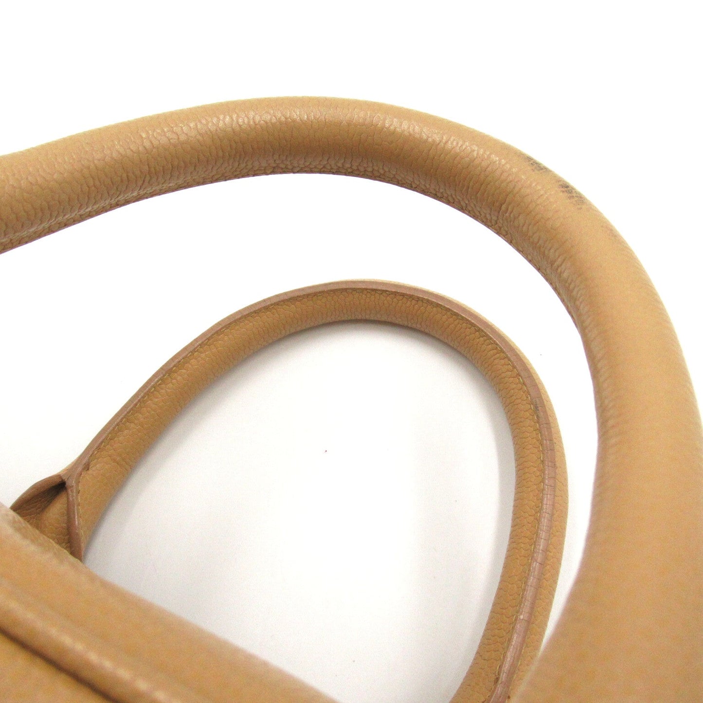 Chanel Boston Bag Leather Handbag in Good condition