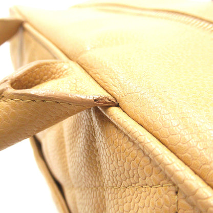 Chanel Boston Bag Leather Handbag in Good condition