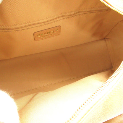 Chanel Boston Bag Leather Handbag in Good condition