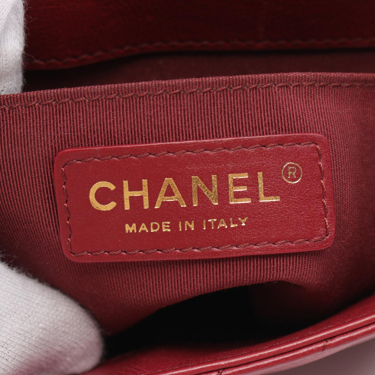 Chanel V-stitch Chevron Leather Shoulder Bag