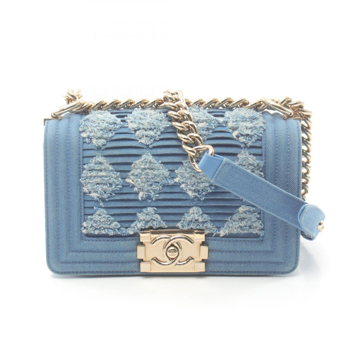 Chanel Boy Chanel Denim Shoulder Bag