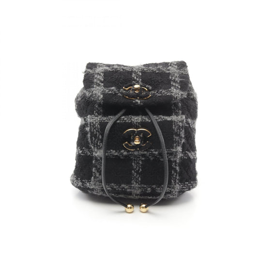 Chanel Coco Mark Fabric Backpack