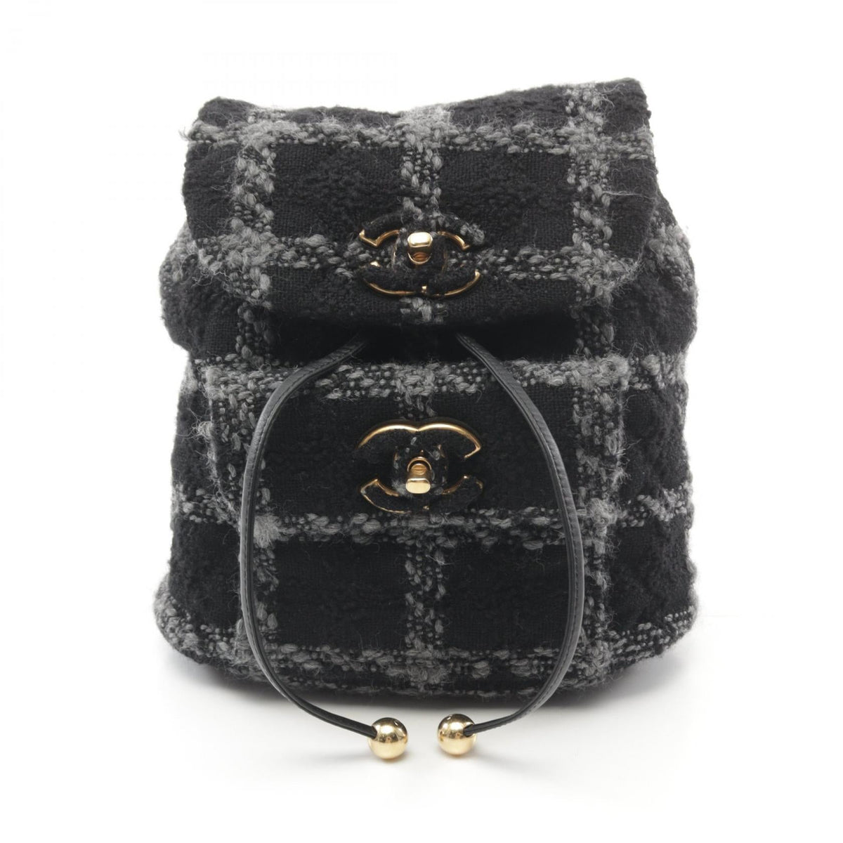 Chanel Coco Mark Fabric Backpack