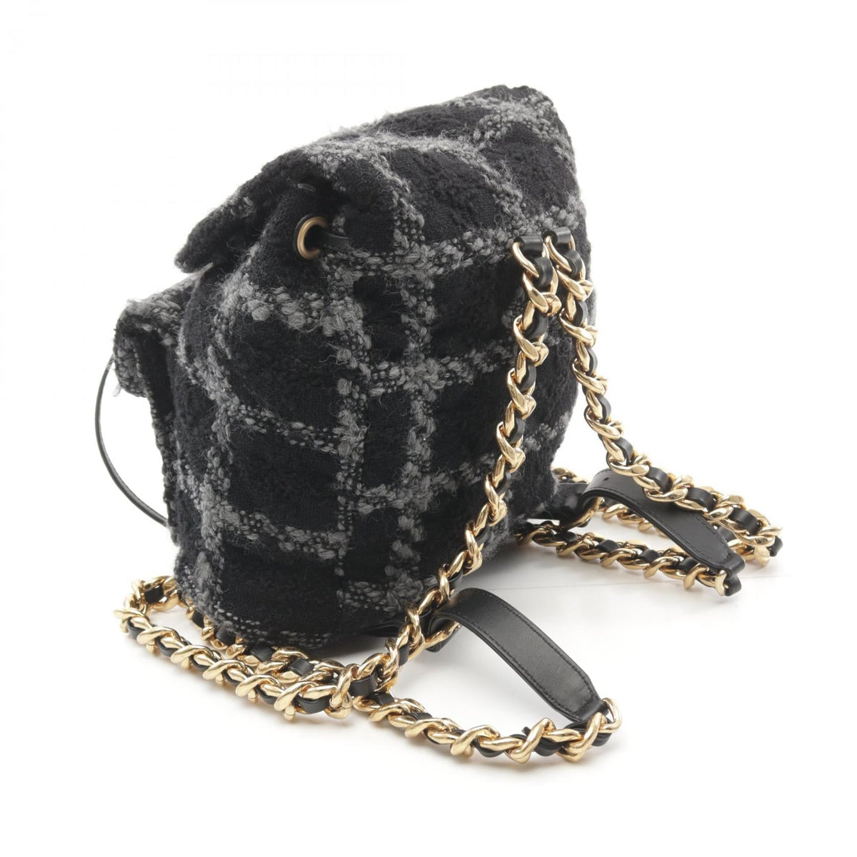 Chanel Coco Mark Fabric Backpack