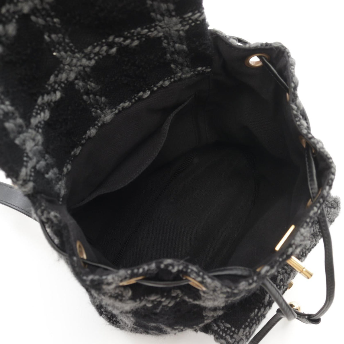 Chanel Coco Mark Fabric Backpack