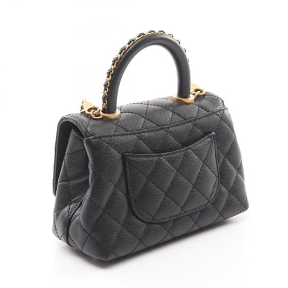 Chanel Coco Handle Grained Calfskin Handbag