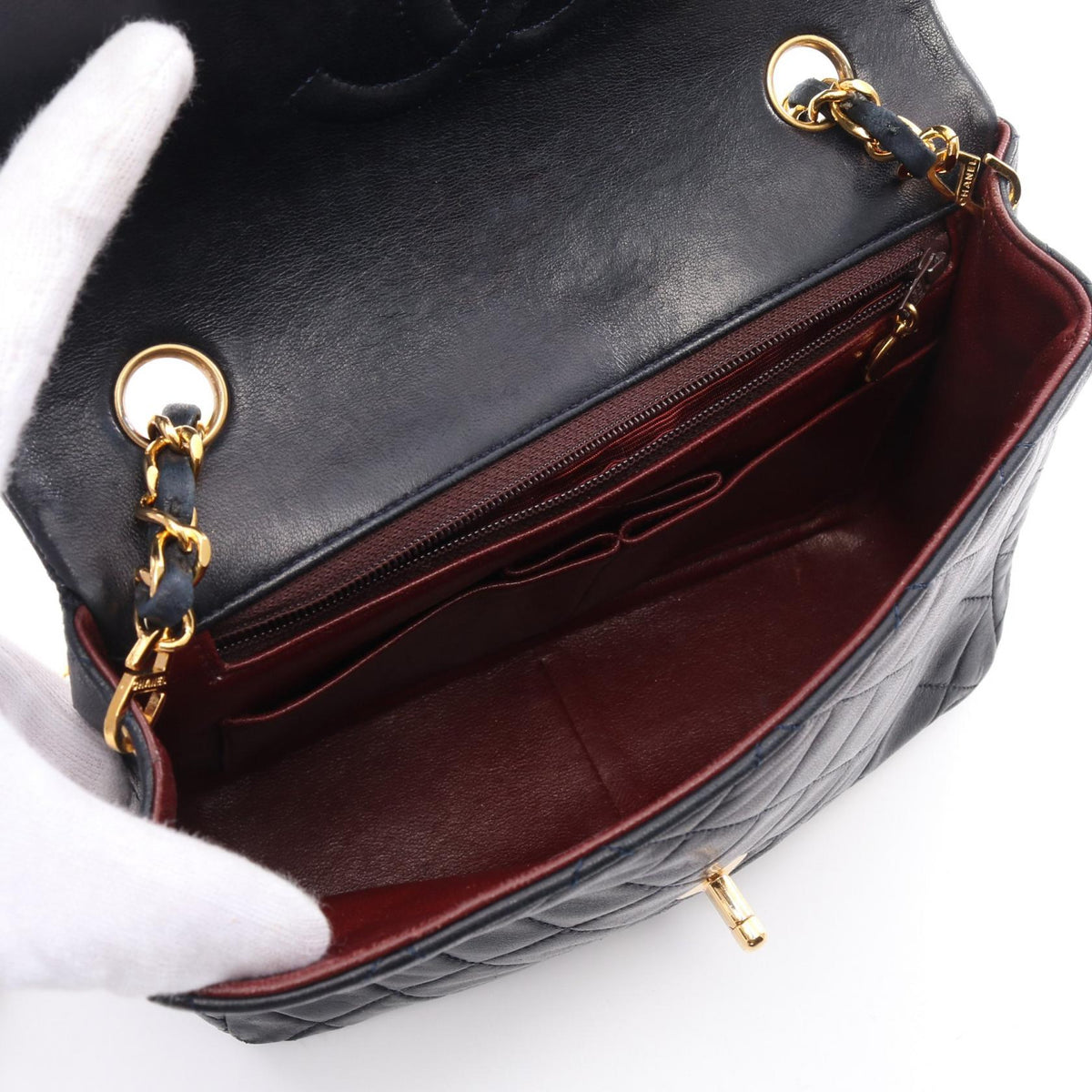 Chanel Mini Matelasse 20 Lambskin Shoulder Bag