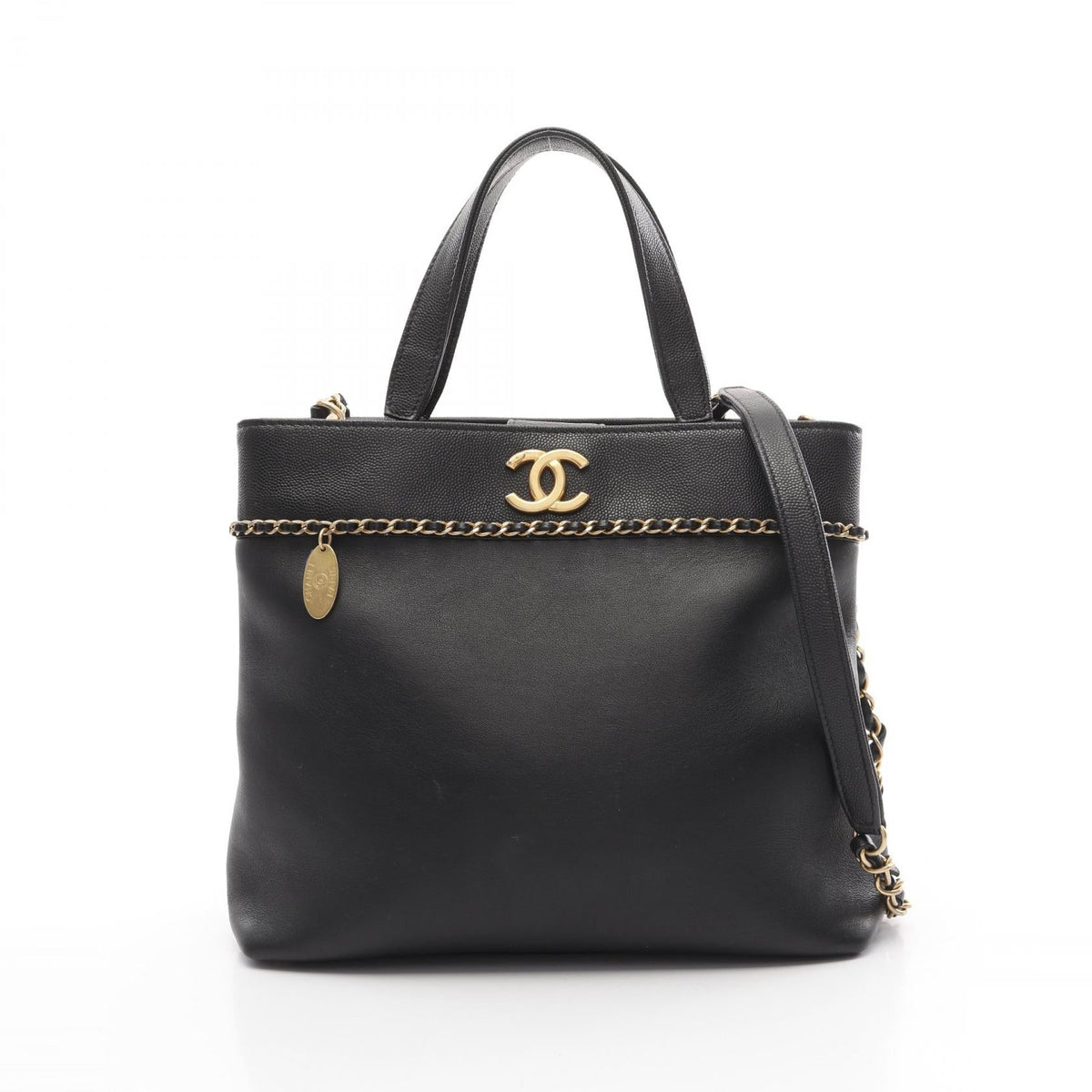 Chanel Coco Mark Matelasse Grained Calfskin Shoulder Bag