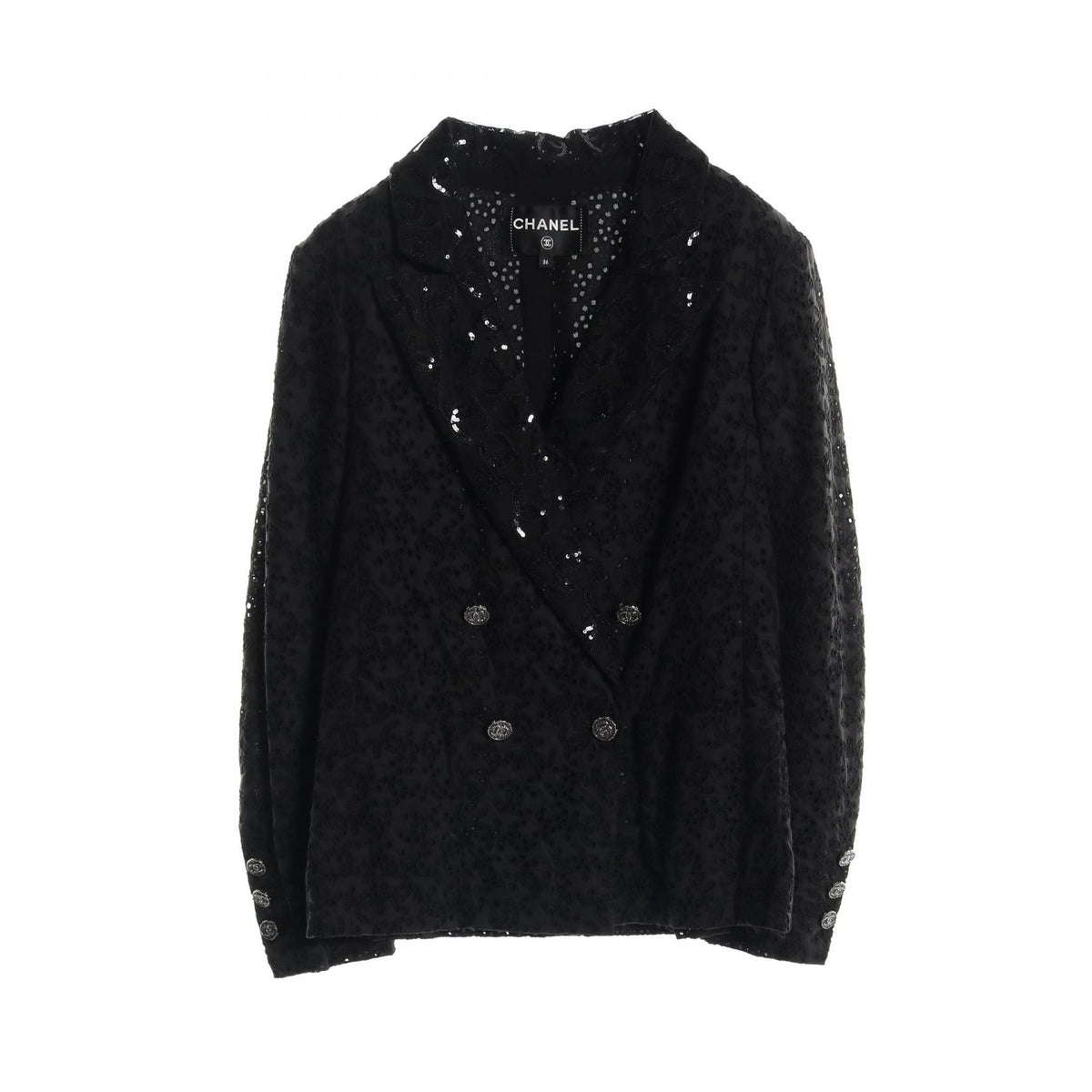 Chanel Coco Mark Eyelet Cotton/Polyester Outerwear
