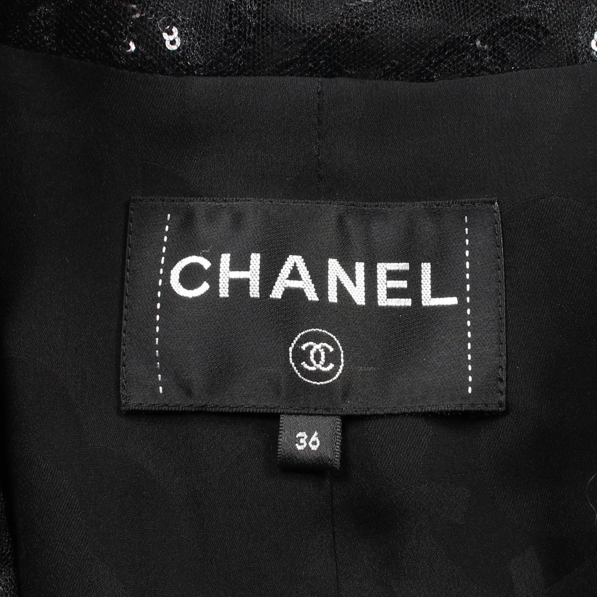 Chanel Coco Mark Eyelet Cotton/Polyester Outerwear