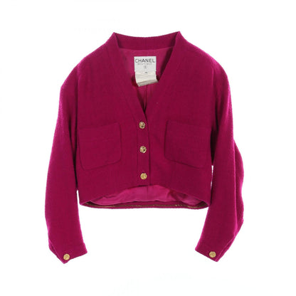 Chanel Wool Collarless Jacket