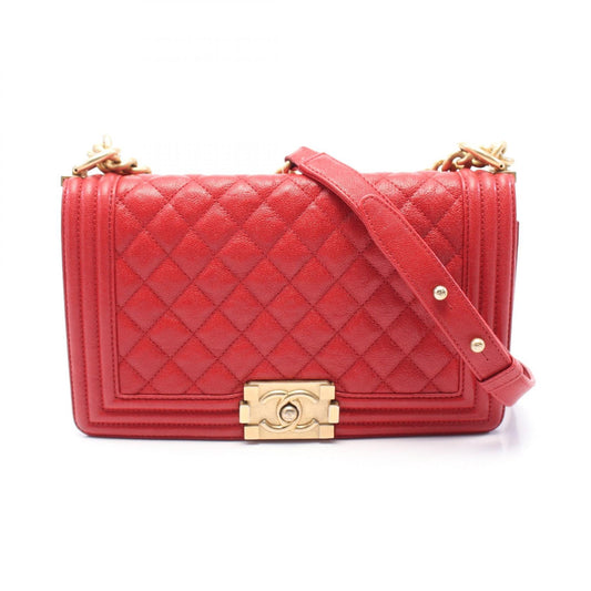 Chanel Boy Chanel Grained Calfskin Shoulder Bag