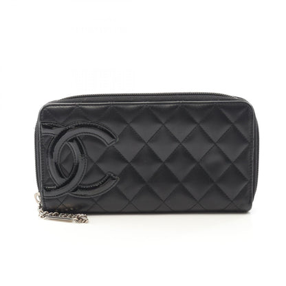 Chanel Cambon Line Leather Long Wallet