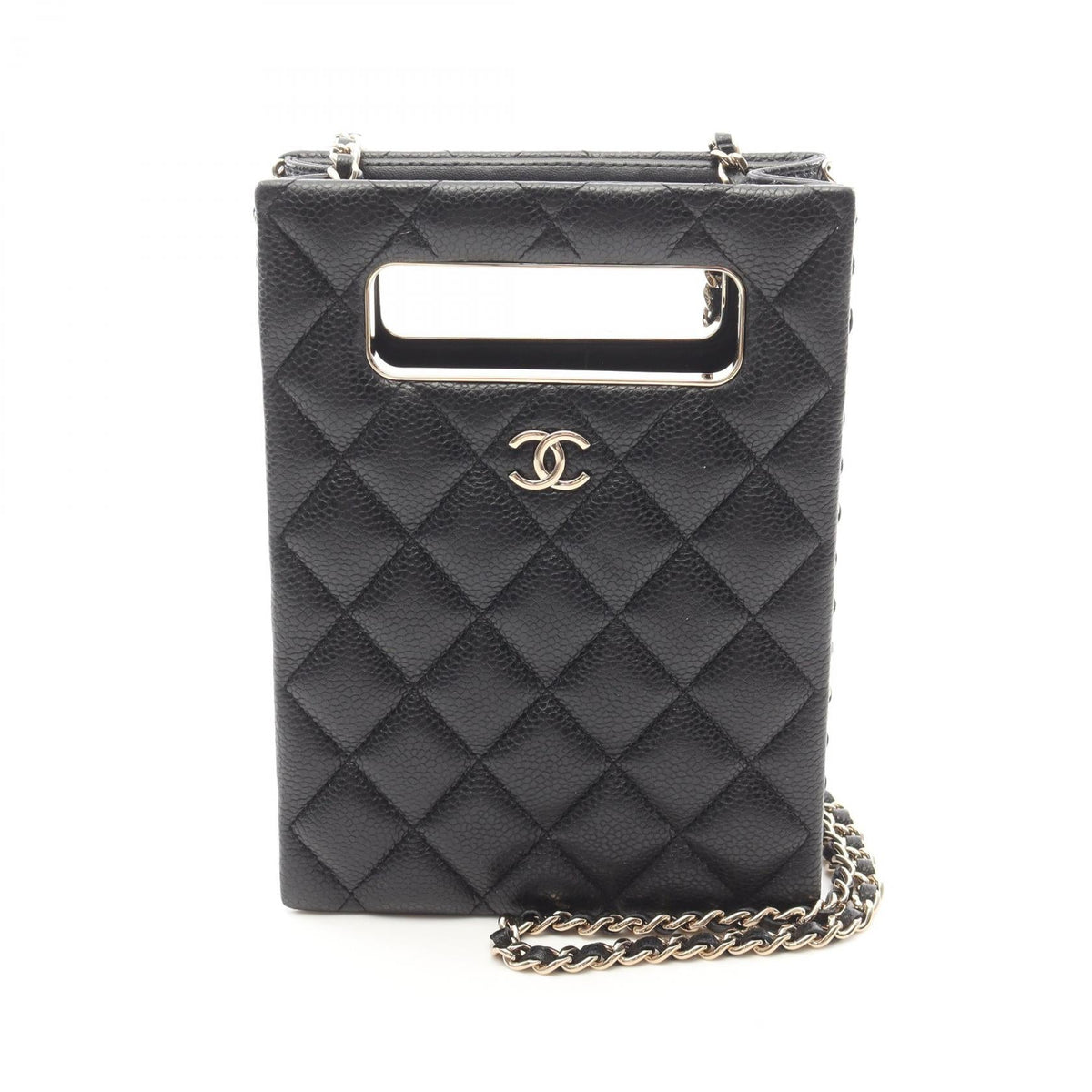 Chanel Matelasse Evening Caviar Skin Shoulder Bag