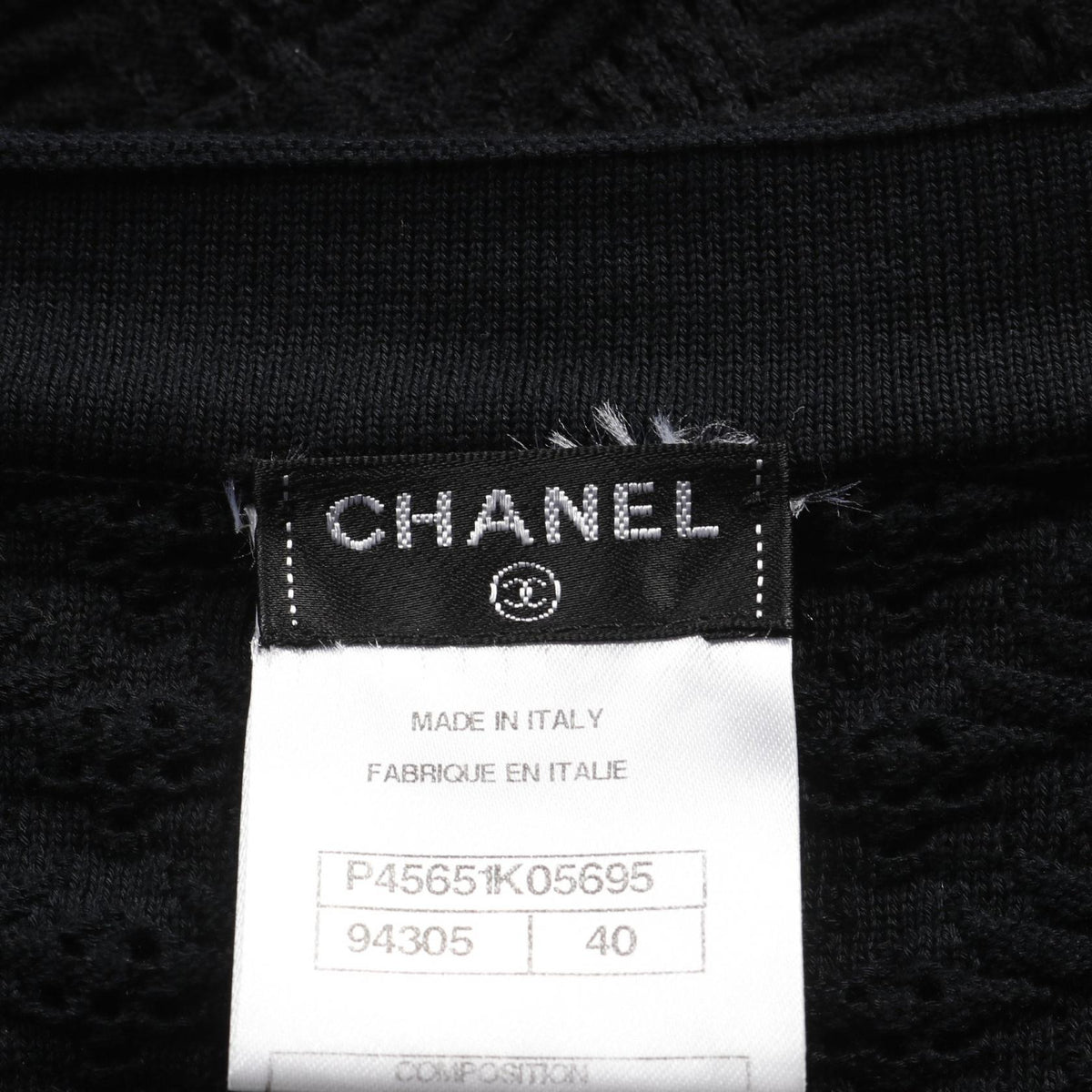 Chanel Coco Mark Button Cotton Dress