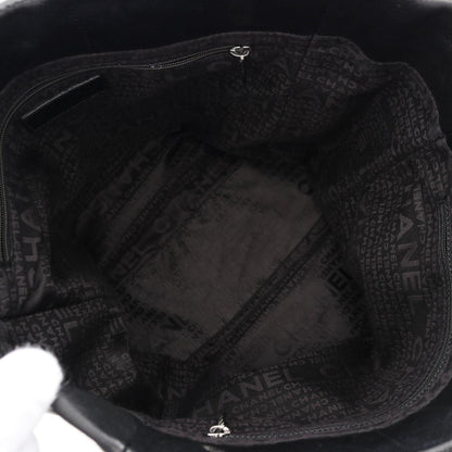 Chanel Choco Bar Caviar Skin Tote Bag