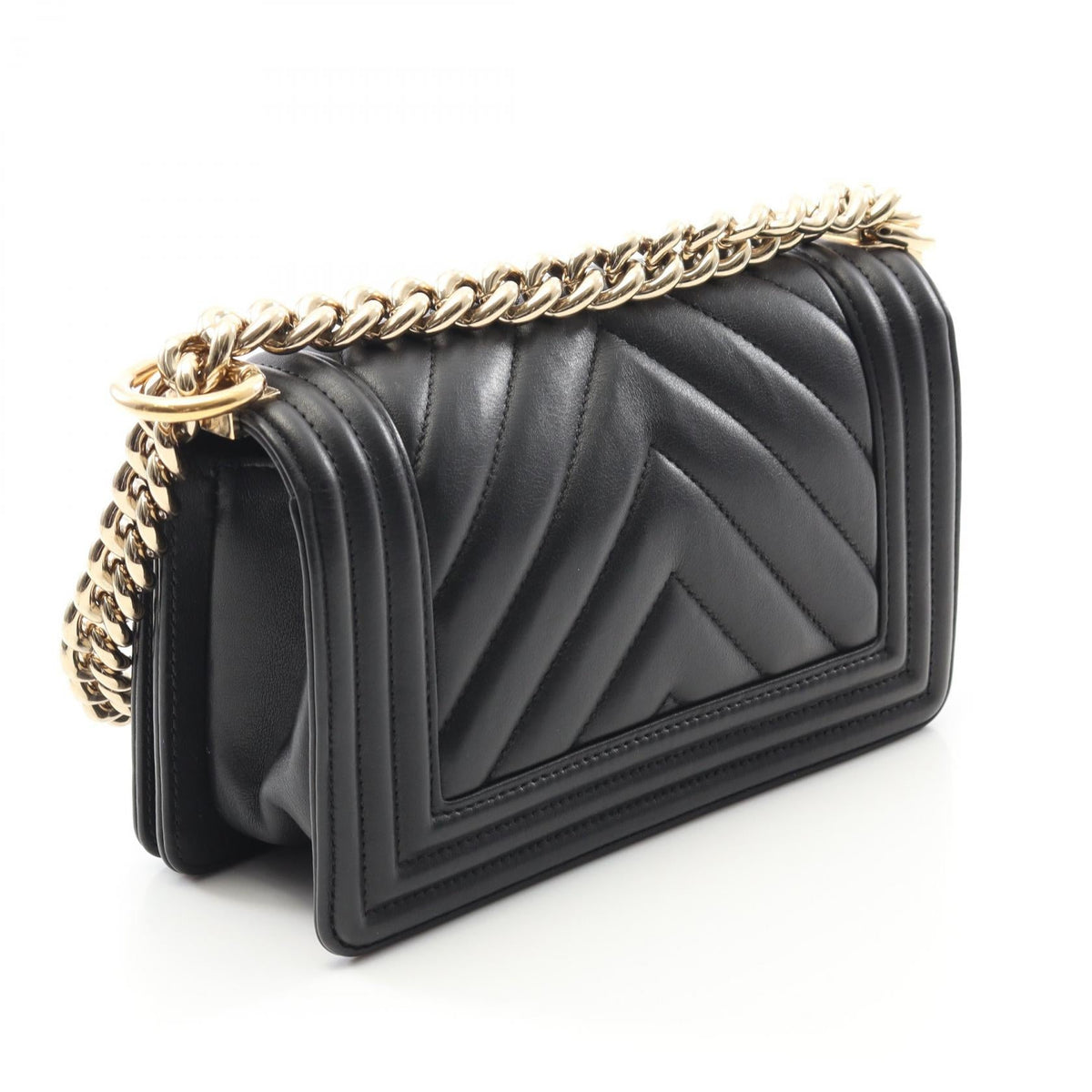 Chanel Boy Chanel Lambskin Shoulder Bag