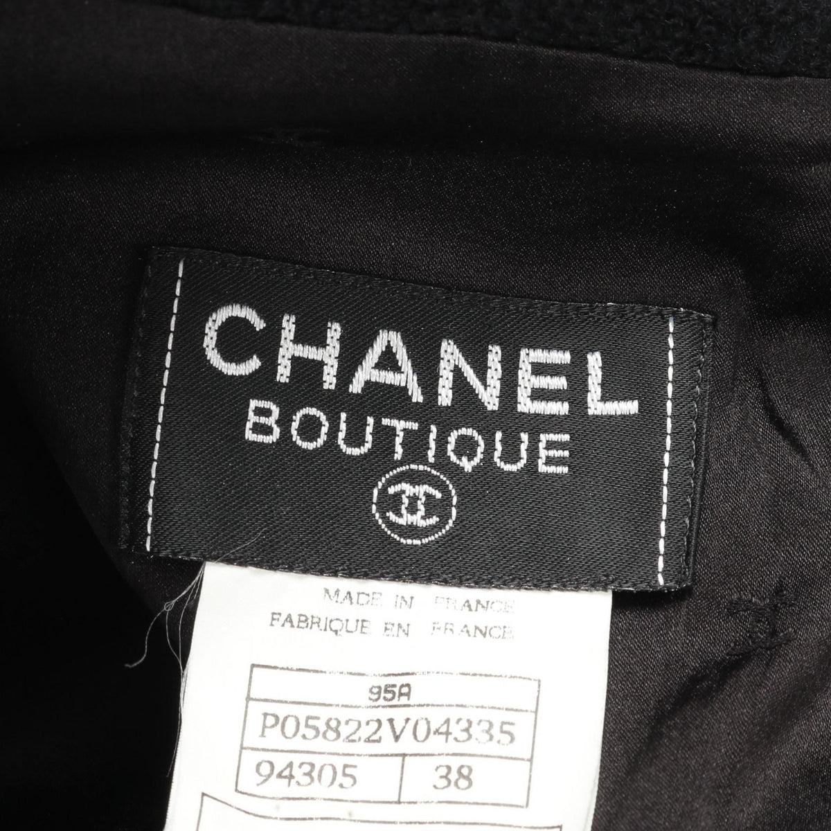Chanel Coco Mark Button Wool Dress