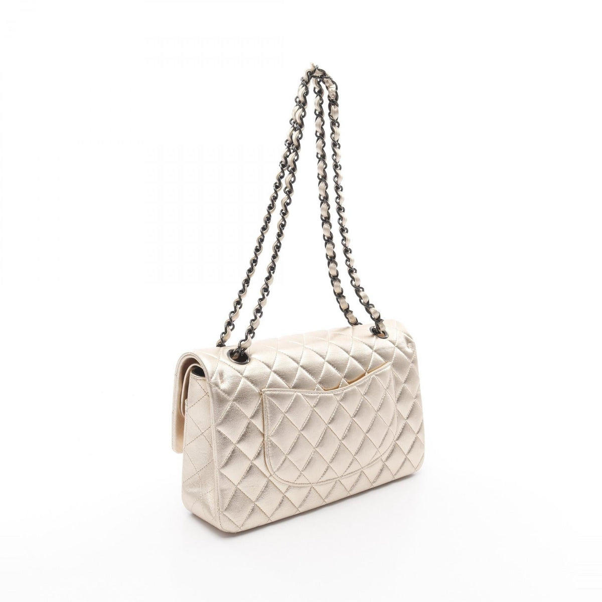 Chanel Matelasse Lambskin Double Flap Shoulder Bag