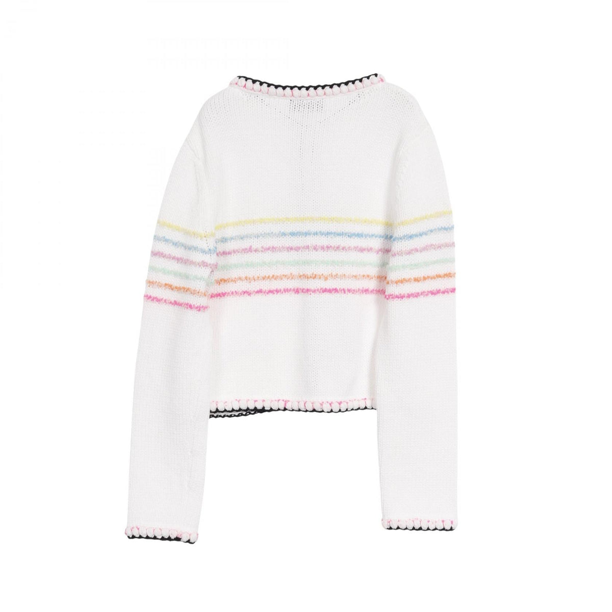 Chanel Coco Mark Button Cotton Nylon Cardigan